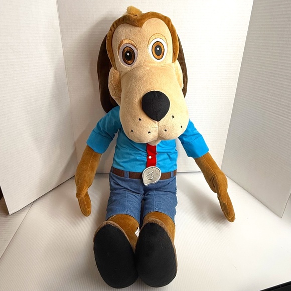 Chuck E. Cheese Jasper T Jowls Dog Plush JUMBO Plush 30” Vintage Advertising EUC - Picture 1 of 9